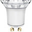 Diall GU10 3.6W 345lm Clear Reflector spot Neutral white LED Light bulb