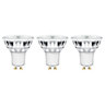 Diall GU10 4.5W 345lm Reflector Cold white LED Dimmable Light bulb, Pack of 3