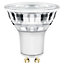 Diall GU10 4.5W 345lm Reflector Cold white LED Dimmable Light bulb, Pack of 3