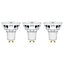 Diall GU10 4.5W 345lm Reflector Warm white LED Dimmable Light bulb, Pack of 3