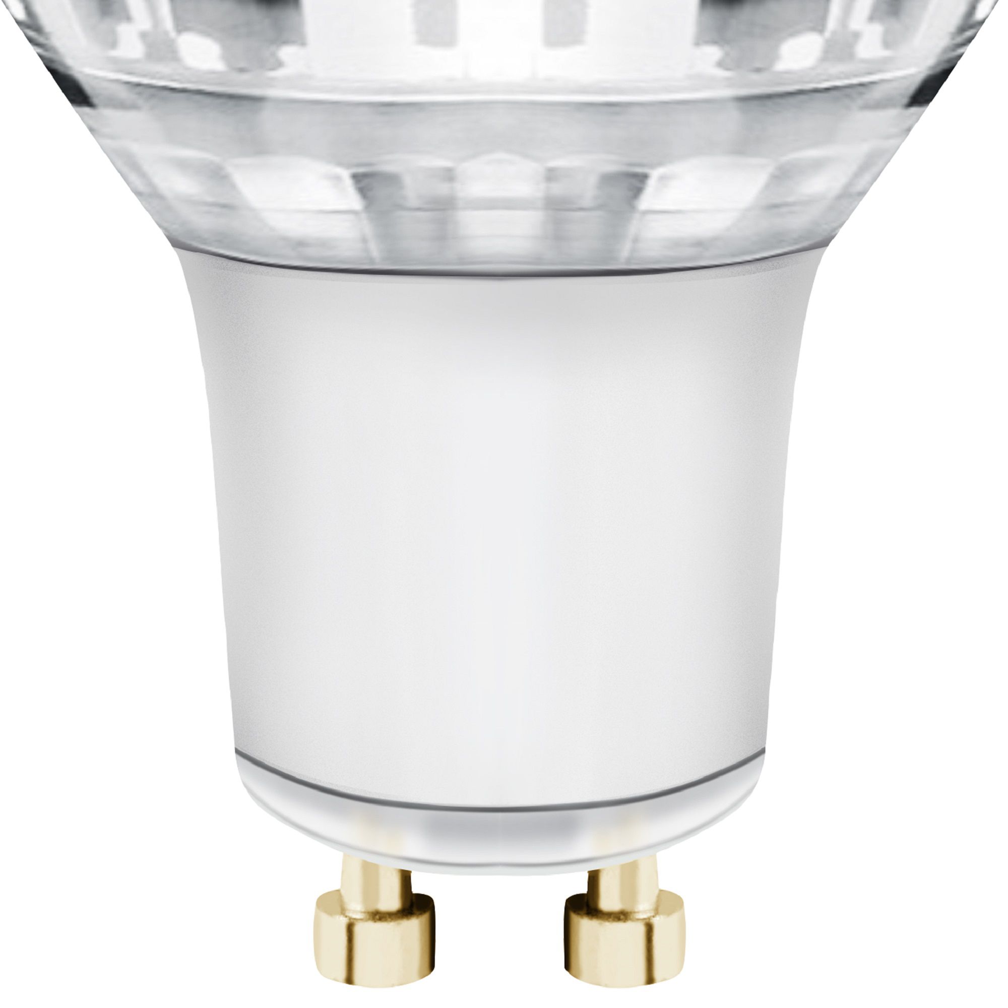 Diall GU10 Dimmable LED DIY Warm bulb, Pack Reflector B&Q white | 3 4.5W Light 345lm of at