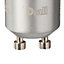 Diall GU10 4.7W 345lm LED Light bulb, Pack of 3