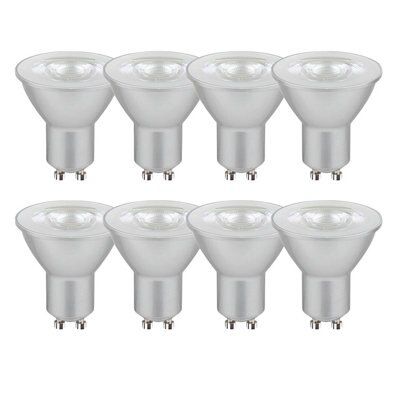 Diall GU10 4.7W 345lm LED Light bulb, Pack of 8
