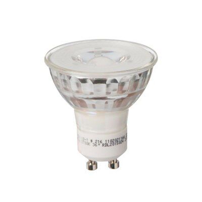 Diall Gu10 5.3w 345lm Reflector Led Light Bulb, Pack Of 3 