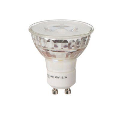 Diall GU10 5.3W 345lm Reflector LED Light bulb, Pack of 3 | DIY at B&Q