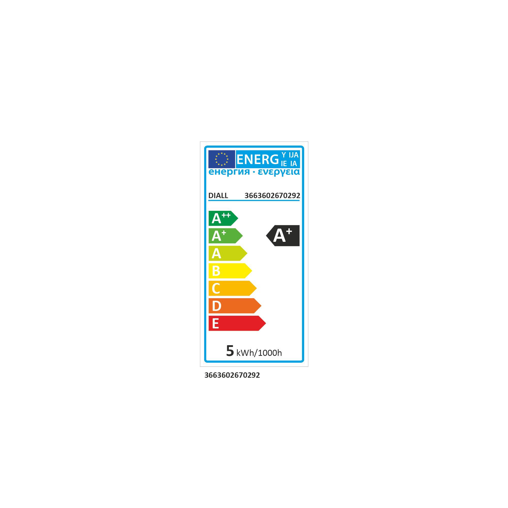 Diall GU10 5W 345lm Reflector Neutral white LED Dimmable Light bulb, Pack of 3