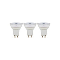 Diall GU10 5W 345lm Reflector Neutral white LED Dimmable Light bulb, Pack of 3