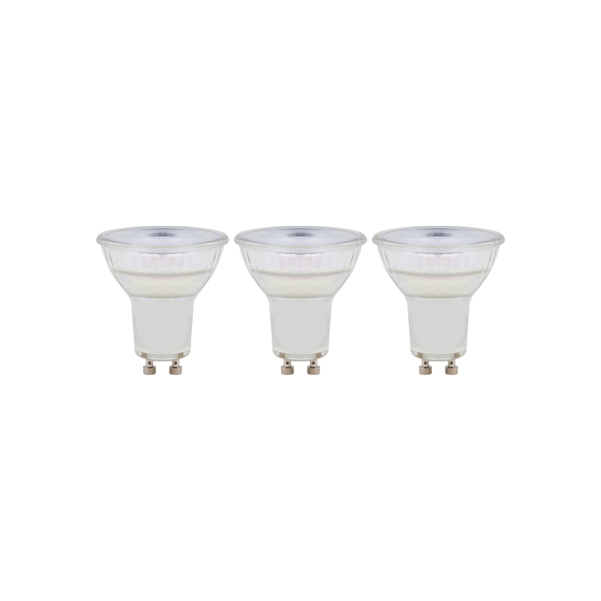 Diall GU10 5W 345lm Reflector Neutral white LED Dimmable Light bulb, Pack of 3