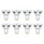 Diall GU10 5W 345lm Reflector Warm white LED Light bulb, Pack of 8