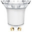 Diall GU10 5W 345lm Reflector Warm white & neutral white LED Light bulb, Pack of 3