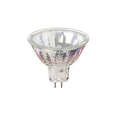 Diall GU5.3 28W Reflector Halogen Dimmable Light bulb, Pack of 3