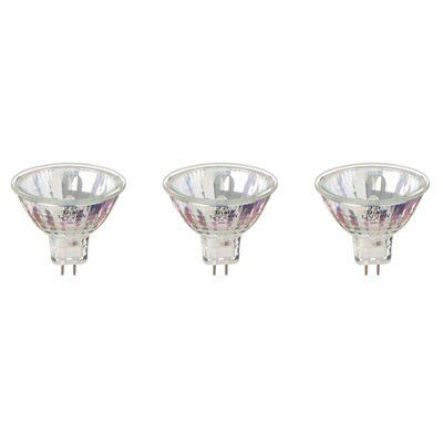 Diall GU5.3 28W Reflector Halogen Dimmable Light bulb, Pack of 3