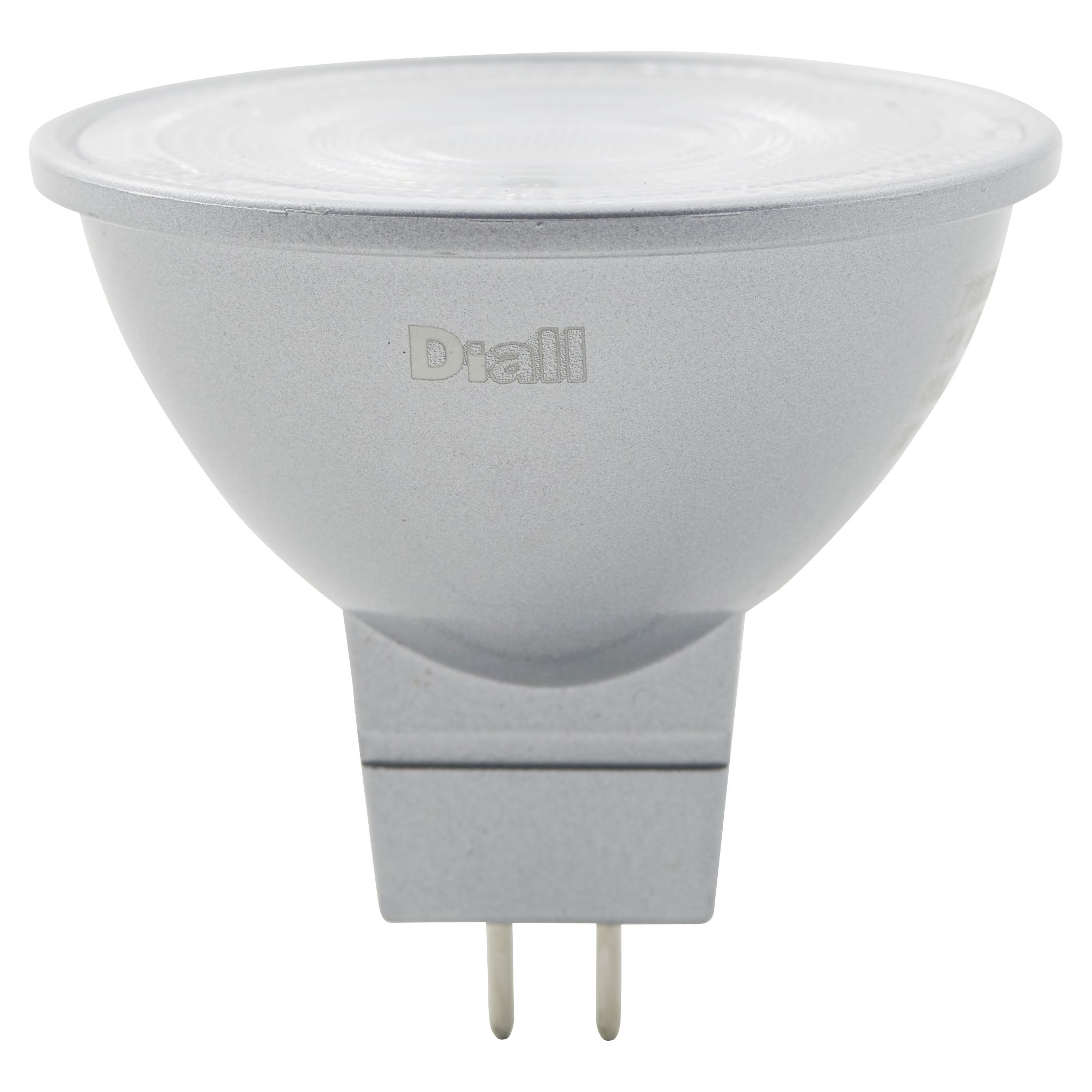 Diall GU5.3 3.4W Warm white LED Aluminium & plastic Utility Light bulb