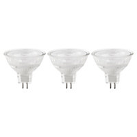 Diall GU5.3 5W 345lm Reflector Neutral white LED Light bulb, Pack of 3