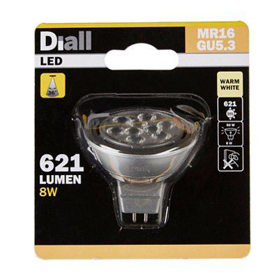 Diall GU5.3 8W 621lm Reflector LED Light bulb