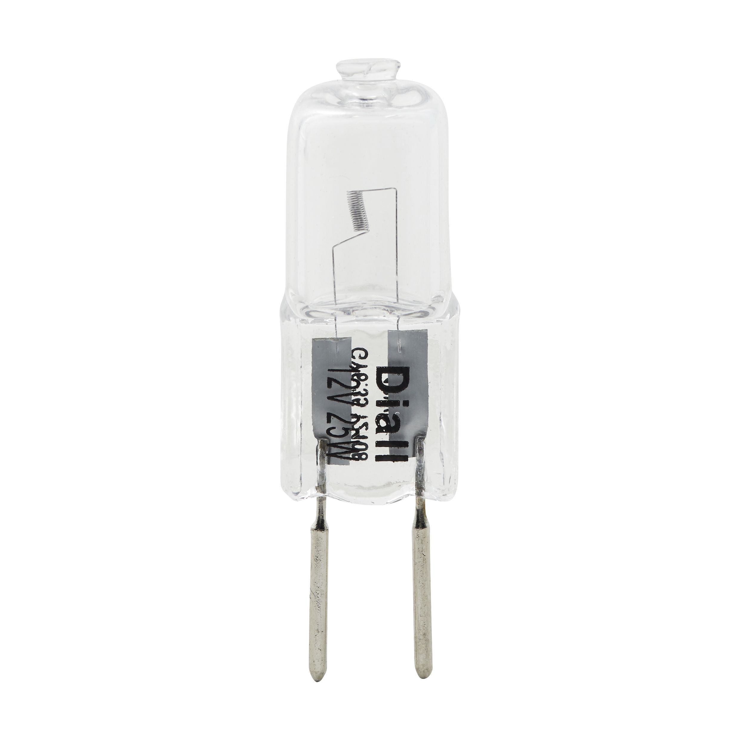 Diall GY6.35 40W Capsule Warm white Halogen Dimmable Light bulb, Pack of 4
