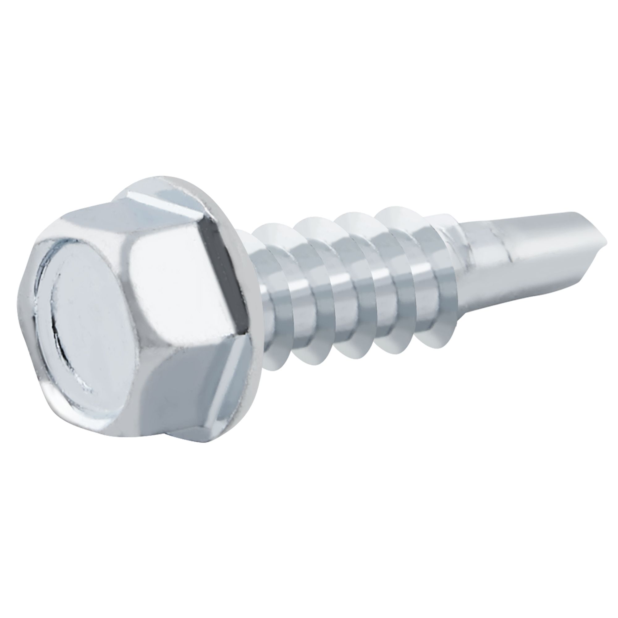 Diall Hex Zinc-plated Carbon steel Screw (Dia)4.8mm (L)19mm, Pack of 100