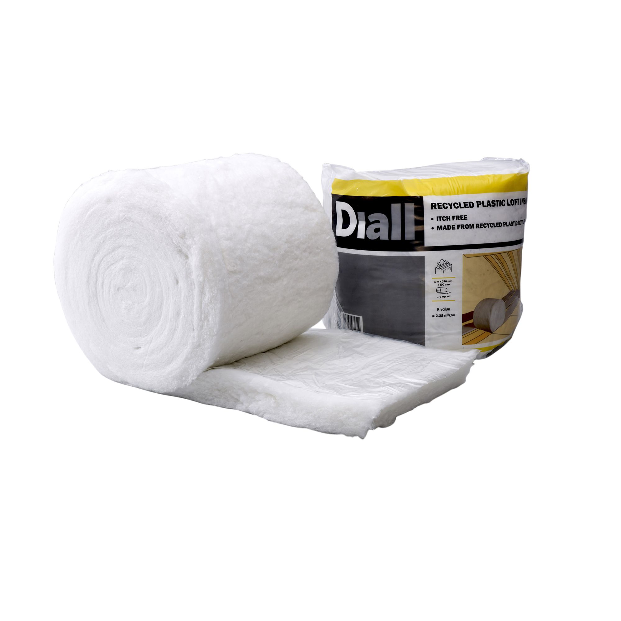 Diall Insulation roll L 6m W 0.37m T 100mm DIY at B Q