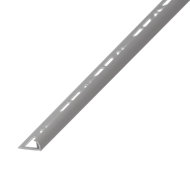 Diall Light grey 9mm Round PVC Tile trim