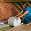 Diall Loft insulation roll, (L)8m (W)0.37m (T)100mm