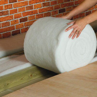 Diall Loft insulation roll, (L)8m (W)0.37m (T)100mm