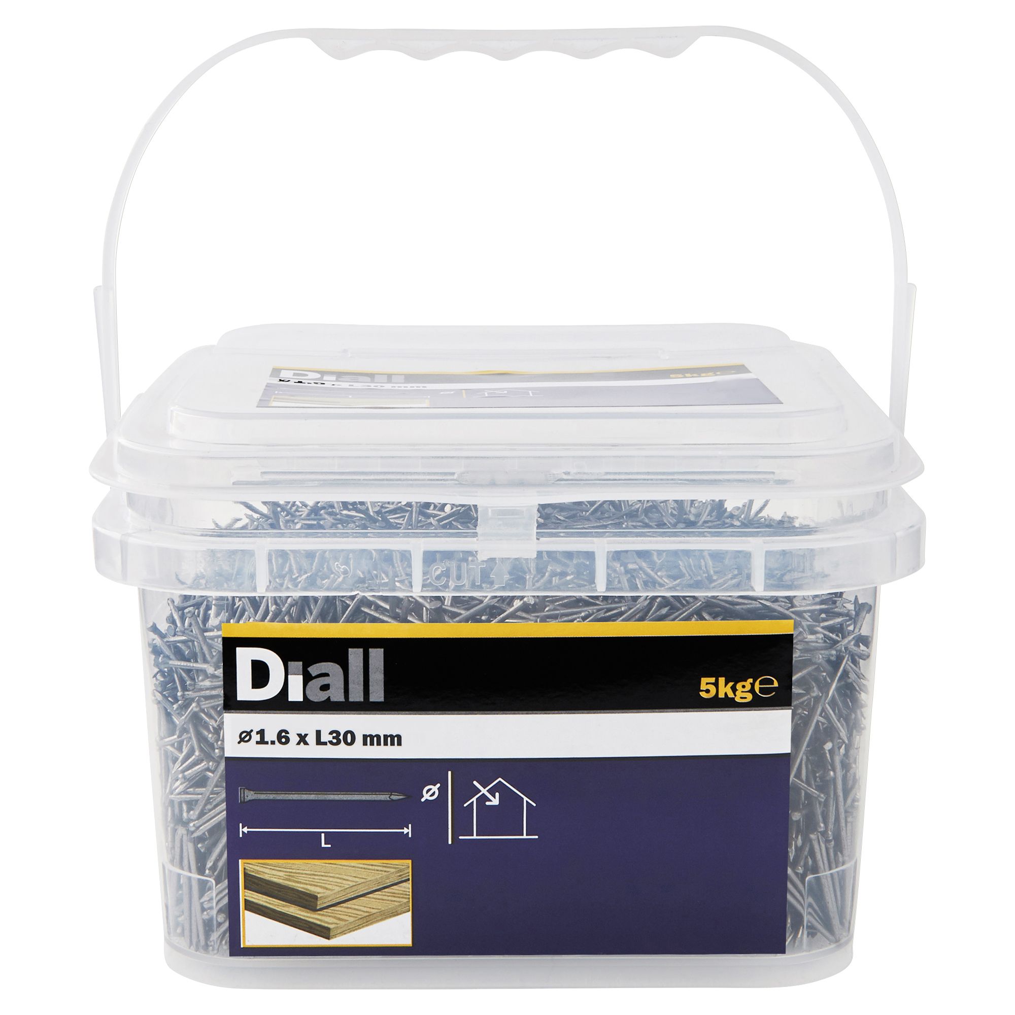 Diall Lost head nail (L)30mm (Dia)1.6mm 5kg