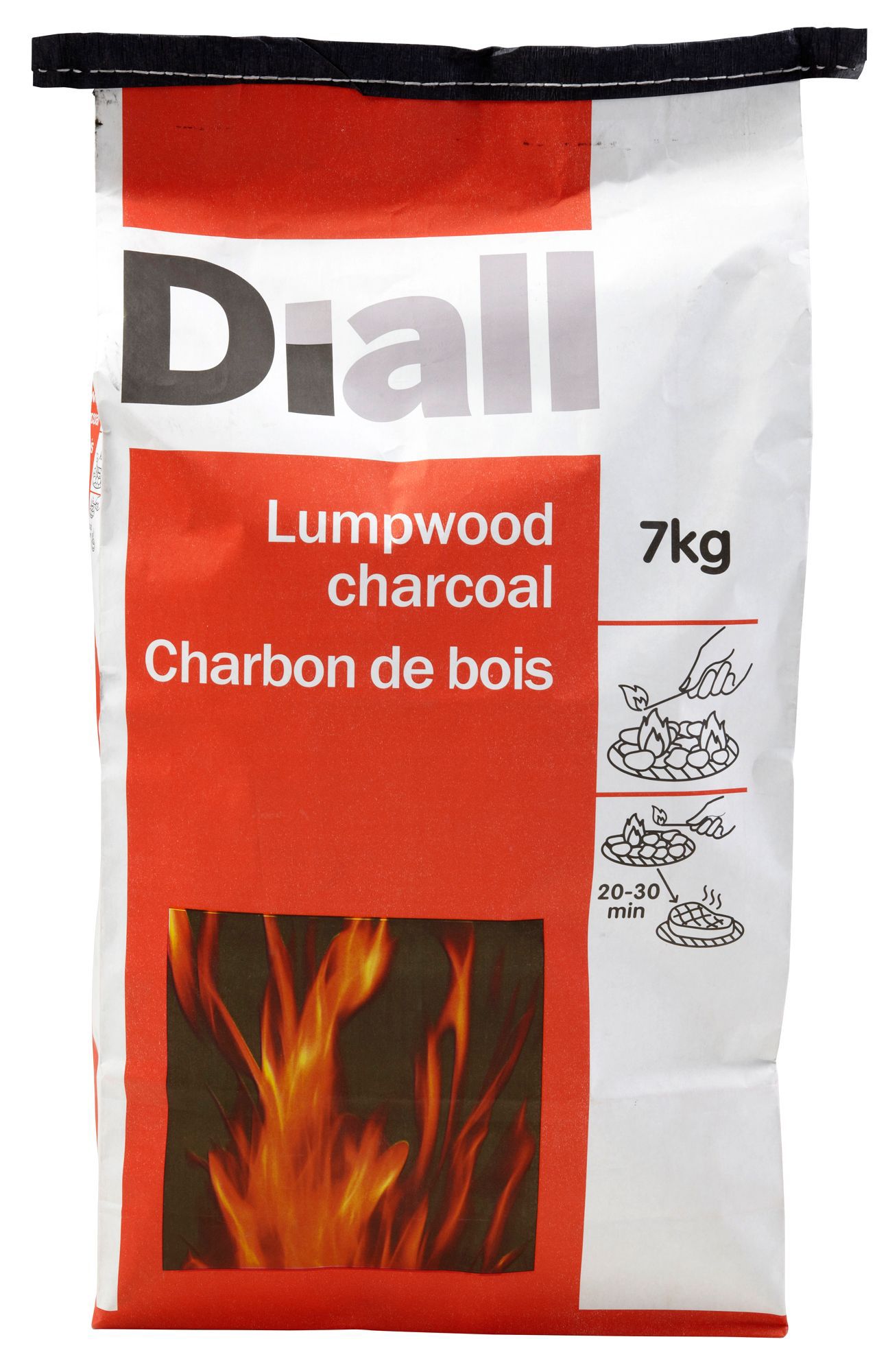 Diall Lumpwood charcoal 7kg | DIY at Bu0026Q