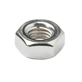 Diall M10 A2 stainless steel Lock Nut, Pack of 10
