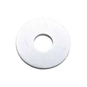 Diall M10 Carbon steel Flat Washer, (Dia)10mm, Pack of 100