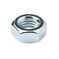 Diall M10 Carbon steel Hex Nut, Pack of 20