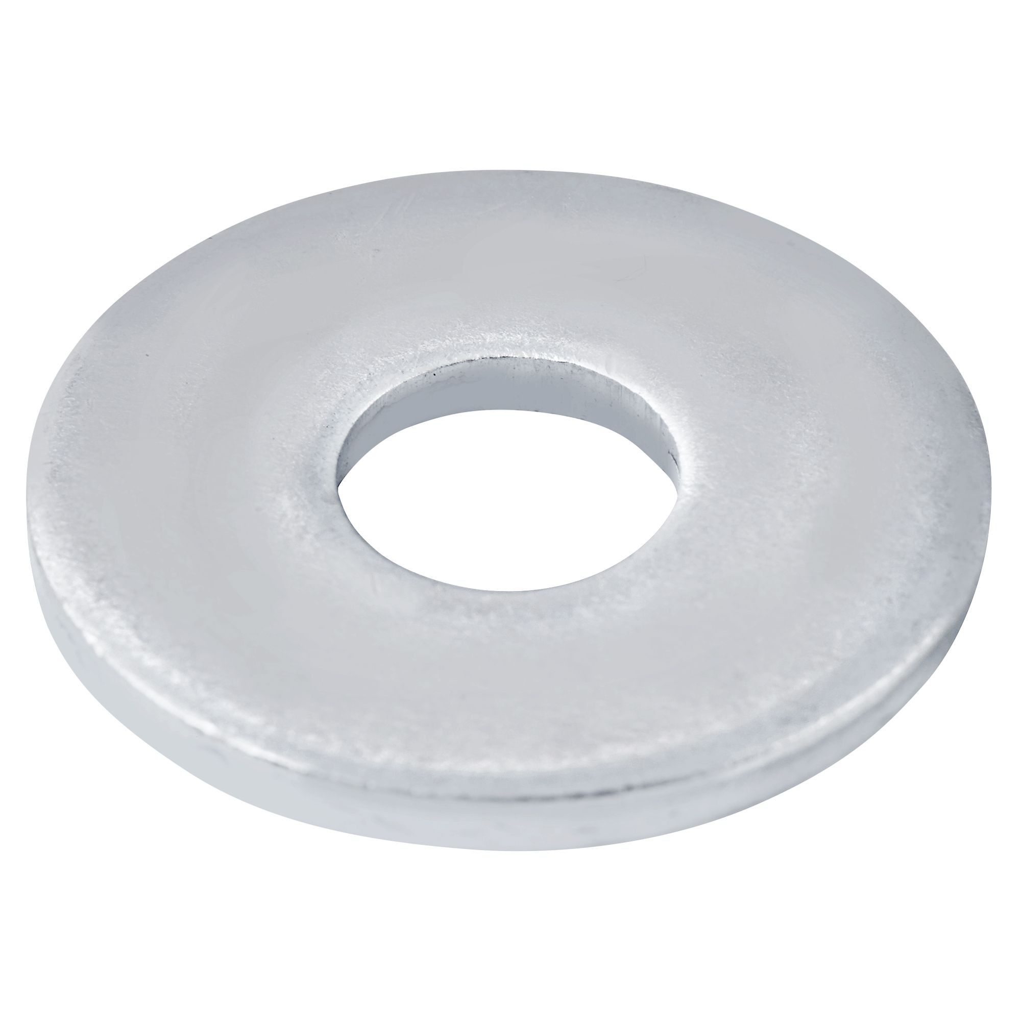 Diall M4 Carbon steel Flat Washer, Pack of 10