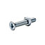 Diall M4 Pozidriv Countersunk Zinc-plated Carbon steel Machine screw & nut (Dia)4mm (L)25mm, Pack of 20