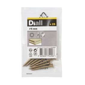 Diall M5 Stainless steel Screw cup Washer, (Dia)5mm, Pack of 25