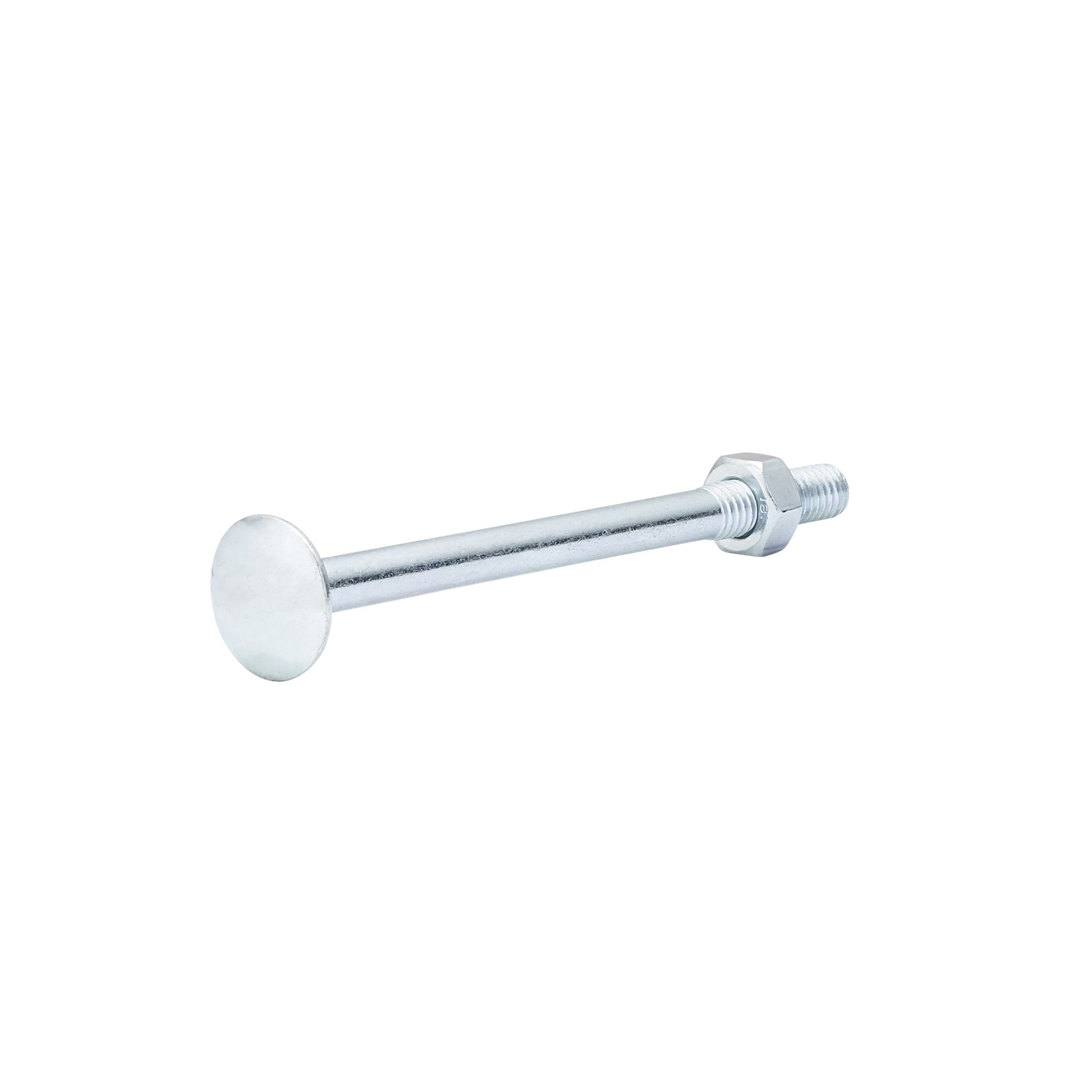 Diall M6 Coach bolt & nut (L)80mm, Pack of 10