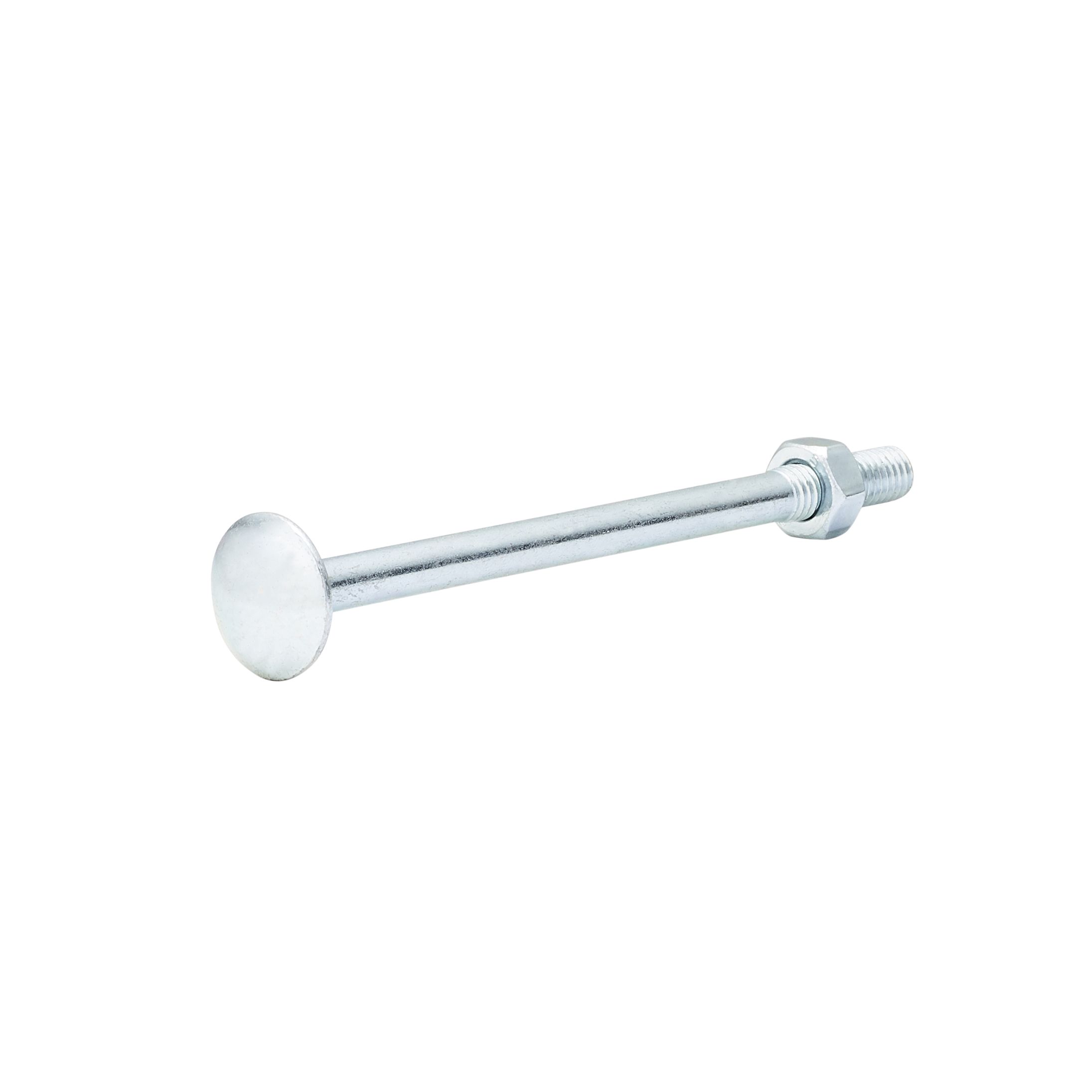 Diall M6 Coach bolt & nut (L)90mm, Pack of 10