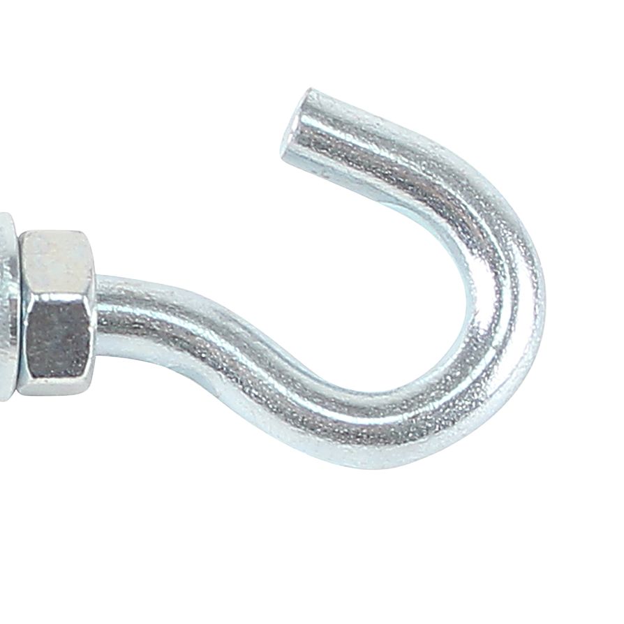 Diall M6 Hex C-hook Steel Shield anchor (L)50mm, Pack of 2
