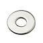 Diall M6 Stainless steel Large Flat Washer, (Dia)6mm, Pack of 10
