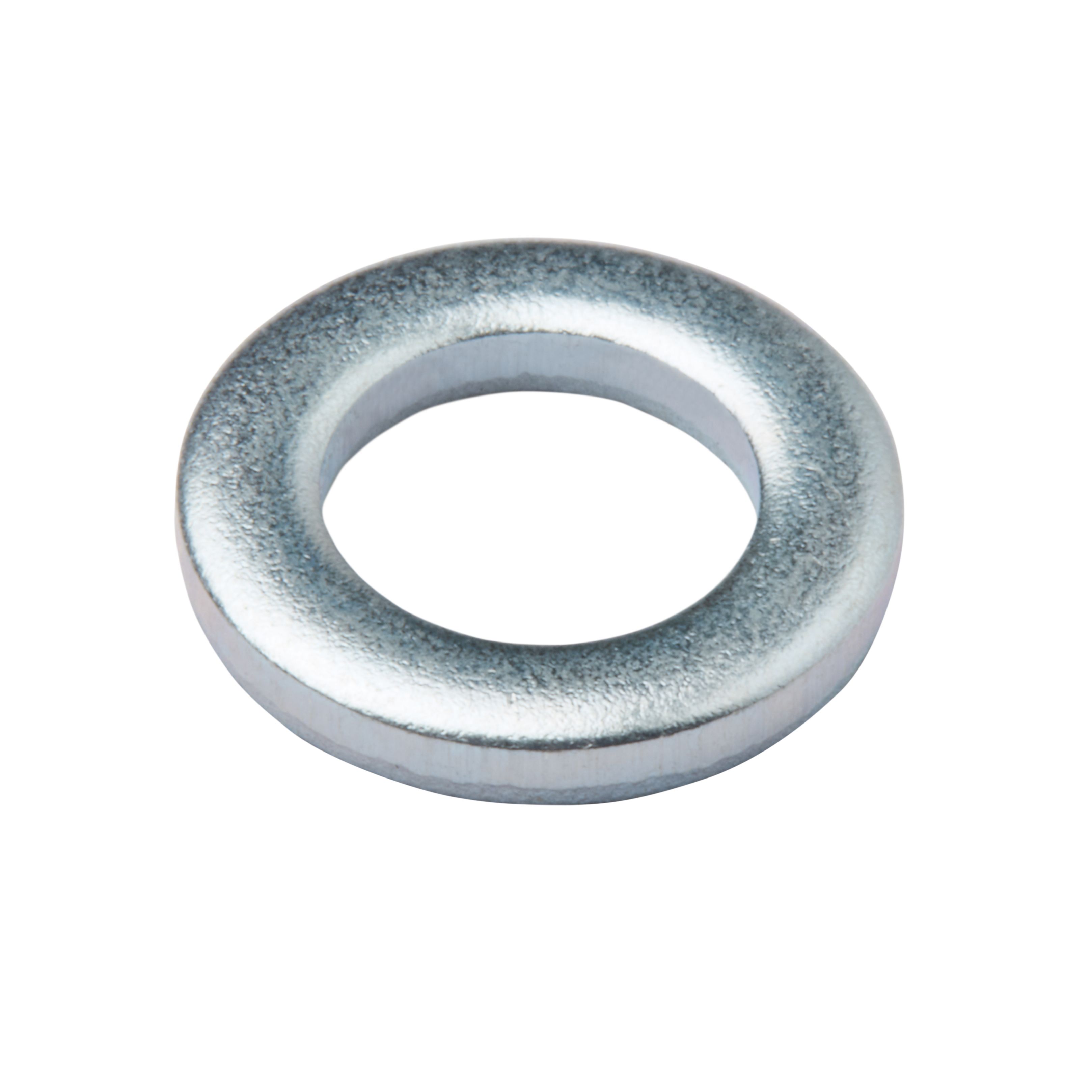Diall M6 Stainless steel Medium Flat Washer, (Dia)6mm, Pack of 10