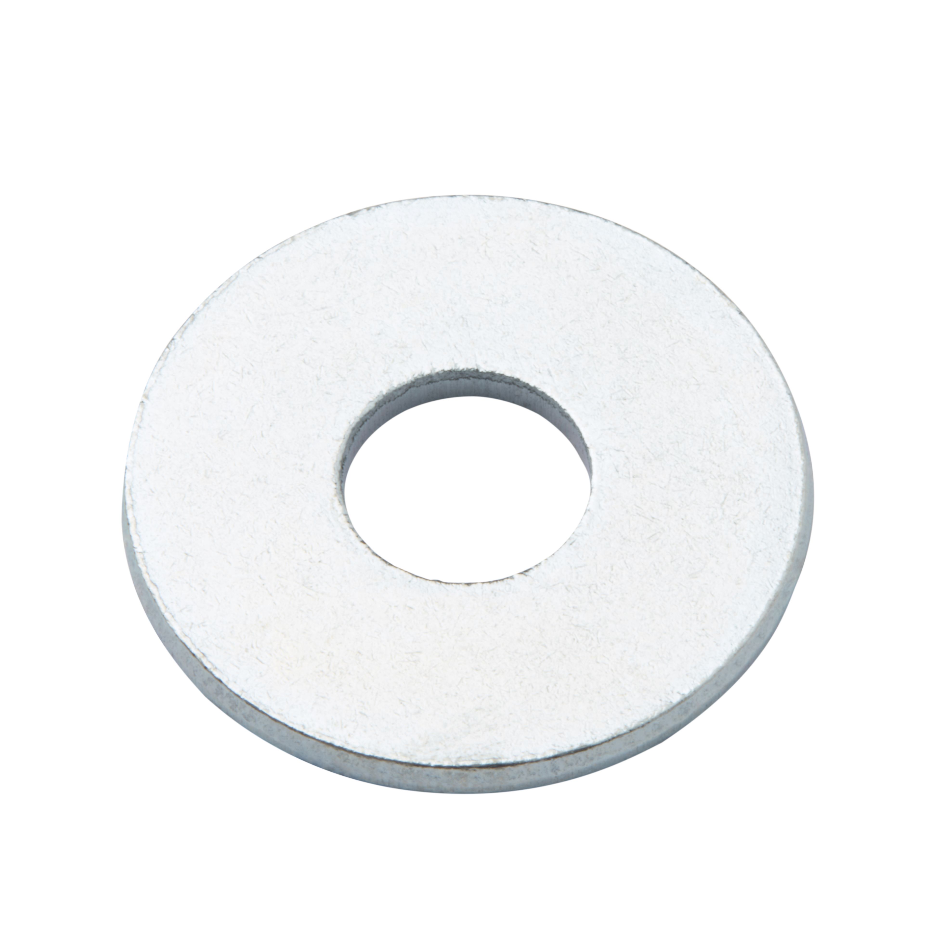 Diall M8 Carbon steel Flat Washer, (Dia)8mm, Pack of 10