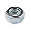 Diall M8 Carbon steel Lock Nut, Pack of 200