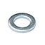 Diall M8 Carbon steel Small Flat Washer, (Dia)8mm, Pack of 20