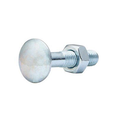 Diall M8 Coach bolt (L)40mm