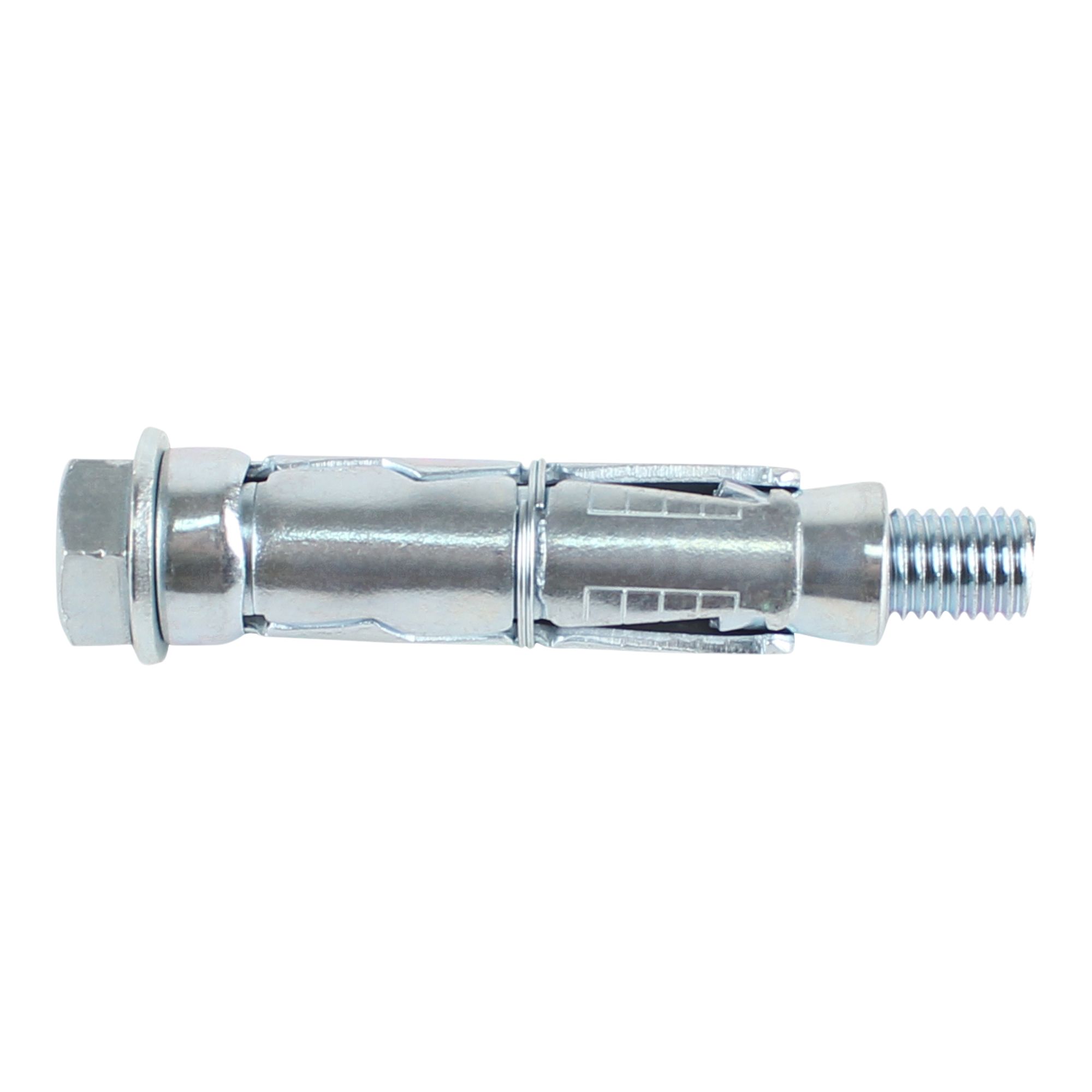 Diall M8 Hex Bolt Steel Shield anchor (L)65mm, Pack of 4