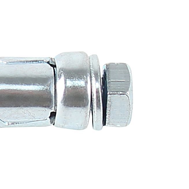 Diall M8 Hex Bolt Steel Shield anchor (L)80mm, Pack of 4