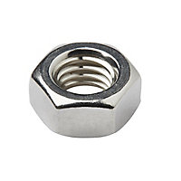 Diall M8 Stainless steel Lock Nut, Pack of 10
