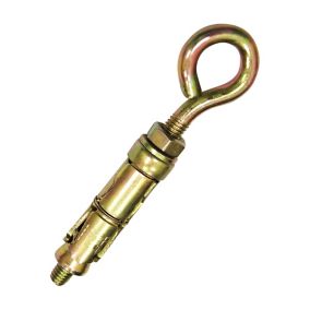 Diall M8 Steel Shield anchor (L)80mm, Pack of 4