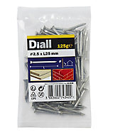 Diall Masonry nail (L)25mm (Dia)2.5mm, Pack