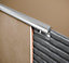 Diall Matt 6mm Round Aluminium External edge tile trim