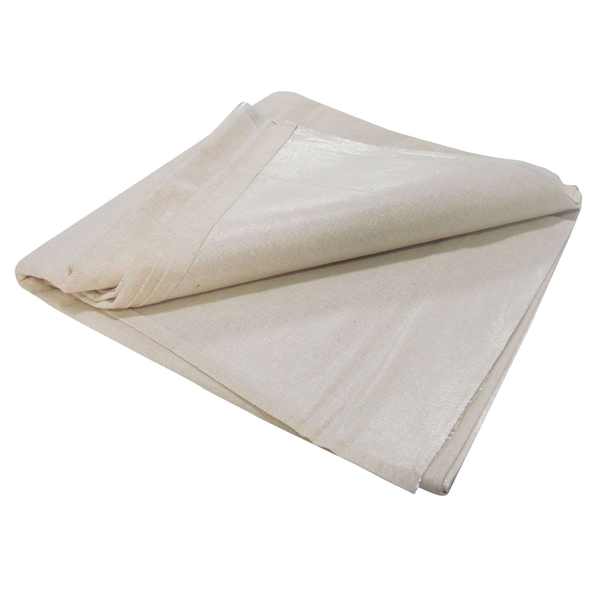 Diall Medium Reusable Cotton & polyethylene (PE) Dust sheet , (L)3.67m x, (W)2.74m