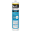 Diall Mould resistant White Bathroom & kitchen Sanitary sealant, 300ml